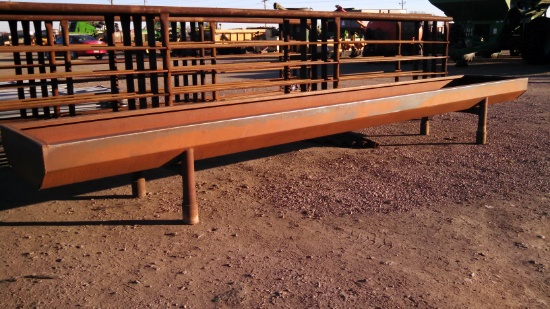 20' Steel Feed Bunk