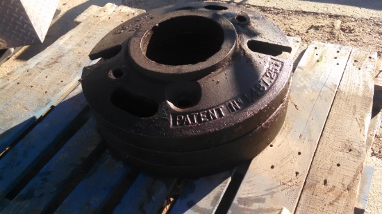 Three F & H Wheel Weights
