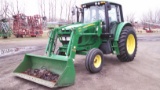 JD 6220 Tractor With JD 563 Loader