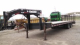 Felling 20' Gooseneck Flatbed Trailer With Ramps Tandem