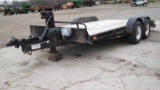 DCT Car Trailer with Winch and Tandem Beaver Tail