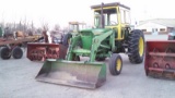 JD 4020 Diesel Tractor W/ JD 148 Loader