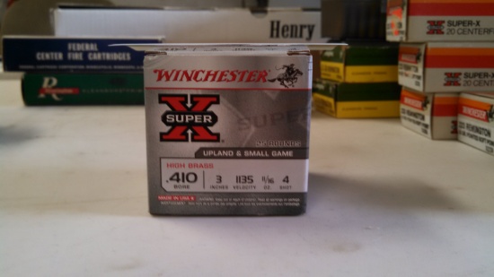 .410 Winchester 25 Rounds,  3 inch