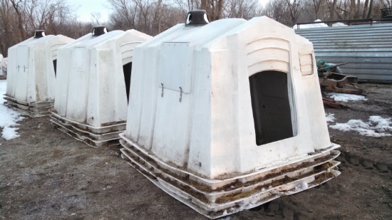 Poly Dome Calf Huts