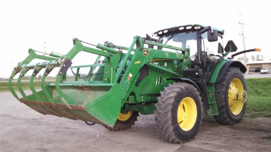 JD 6140 R Series Front Wheel Assist Tractor