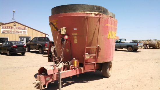 NDE 1502 Vertical Mixer Feed Wagon with Scale & Spare Tire