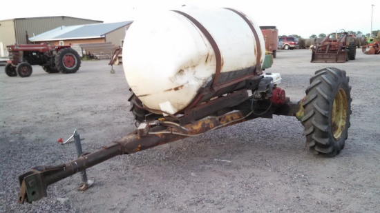 500 Gallon Water Tank on Homemade Gear with Honda Motor