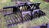 Skid Loader Grapple Skeleton Bucket