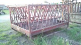 Square Steel Bale Feeder (Red)