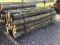 APPROX.(24) 7''X8' TREATED FENCE POST