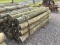 APPROX.(24) 7''X8' TREATED FENCE POST