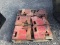 (12) INTERNATIONAL WEIGHTS (ONLY 6 ARE STAMPED)