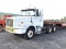 1997 VOLVO SEMI TRUCK & 40FT DEMCO FLATBED TRAILER (BOTH WITH TITLES)
