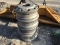 (4) ALUMINUM SEMI RIMS