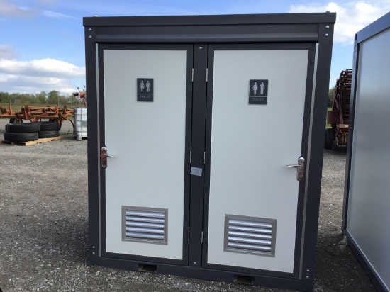 DOUBLE MOBILE TOILET/NEW