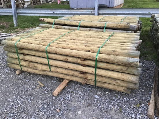 APPROX. (55) 3-4''X8' TREATED FENCE POST