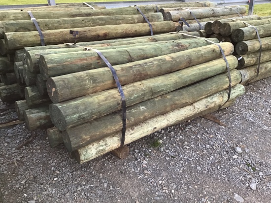 APPROX. (30) 6''X7' TREATED FENCE POST