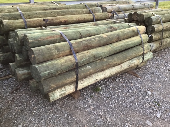 APPROX. (30) 6''X7' TREATED FENCE POST