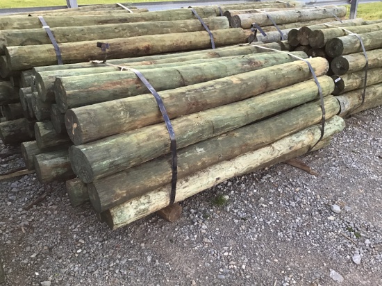 APPROX. (30) 6''X7' TREATED FENCE POST