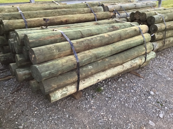 APPROX. (30) 6''X7' TREATED FENCE POST