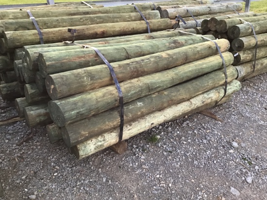 APPROX. (30) 6''X7' TREATED FENCE POST