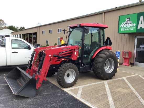 6110 MAHINDRA TRACTOR W/ CAB & LOADER