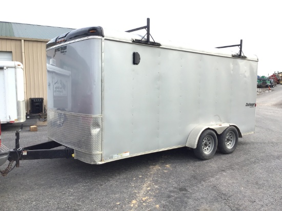 16FT CHALLENGER BUMPERHITCH BOX TRAILER (NO TITLE)