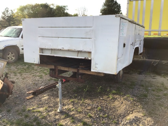 UTILITY BED ON TRAILER