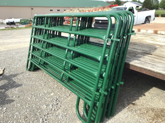 (10) UNUSED 10FT CORRAL PANELS