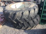 18.4/34 TRACTOR TIRES & RIMS