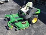 757 JOHN DEERE ZERO TURN LAWN MOWER