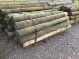 APPROX. (30) 6''X7' TREATED FENCE POST