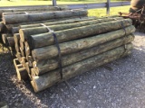 APPROX.(24) 7''X8' TREATED FENCE POST