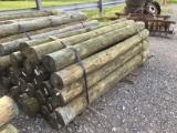 APPROX.(24) 7''X8' TREATED FENCE POST