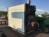 OUTSIDE WOOD BURNING STOVE