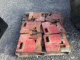 (12) INTERNATIONAL WEIGHTS (ONLY 6 ARE STAMPED)