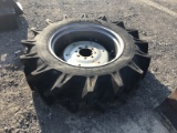 13.6/28 UNUSED TRACTOR TIRE AND RIM