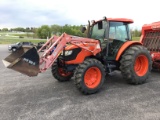 M9540 KUBOTA TRACTOR CAB W/ LOADER