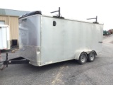 16FT CHALLENGER BUMPERHITCH BOX TRAILER (NO TITLE)
