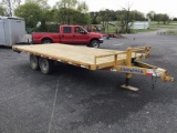 18FT LOAD TRAIL BUMPERHITCH FLATBED TRAILER (NO TITLE)