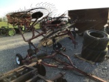 10 WHEEL LONG V-RAKE