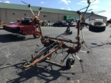 4 BASKET HYDRAULIC FOLD TEDDER