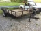 6.5'X10' BUMPERHITCH FLATBED TRAILER W/TITLE