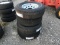 (4) NEW ST235/75R15 TRAILER TIRES AND WHEELS