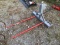 GRAY 3PT. HITCH HAY SPEAR W/BALL ATTACHMENT