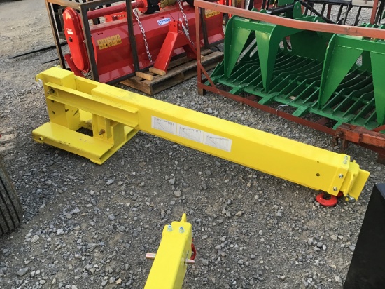 YELLOW PALLET FORK BOOM POLE