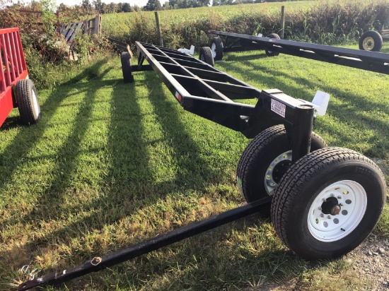 NEW BLACK IA 25' HEADER TRAILER