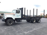 1990 IH LOG TRUCK CUMMINS ENGINE 8LL TRANS W/ TITLE