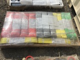 UNUSED PALLET OF LIFTING STRAPS