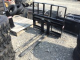 SET OF PALLET FORK ATTACHMENT 4200 LBS